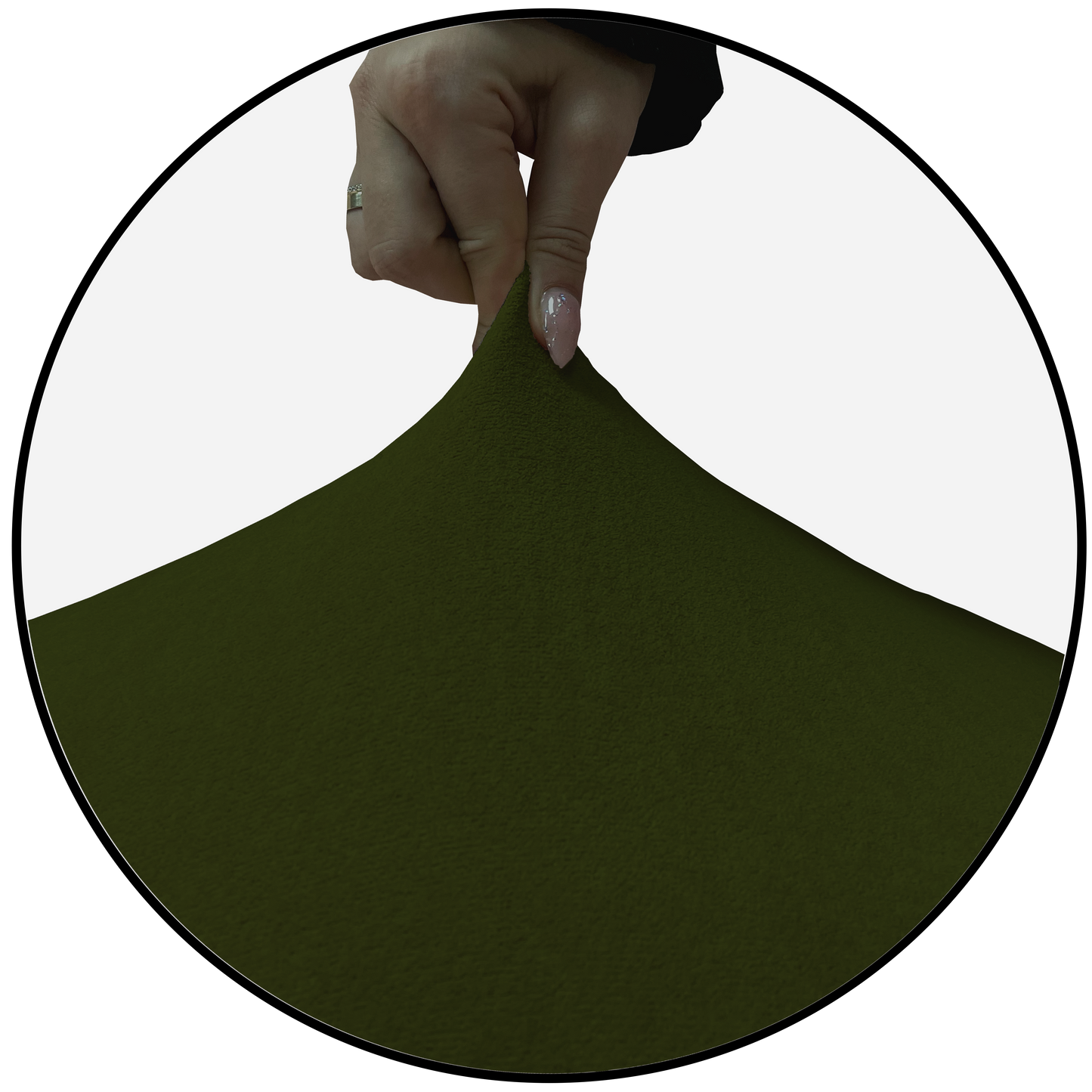 Our Velvet Fabric Sofa Cover Khaki Color