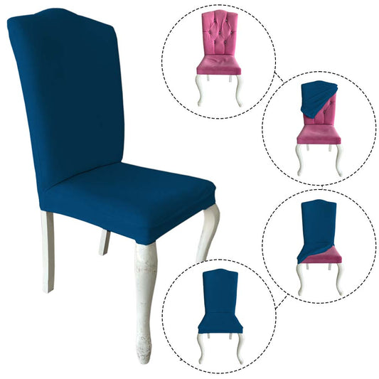 Our Velvet Fabric Avangarde Chair Covers Deep Teal Color
