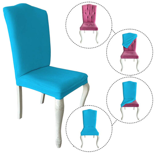 Our Velvet Fabric Avangarde Chair Covers Turquoise Color