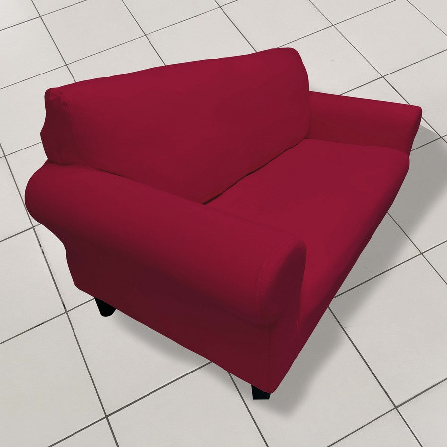 Honeycomb Fabric Loveseat Couch Cover Fuchsia Color