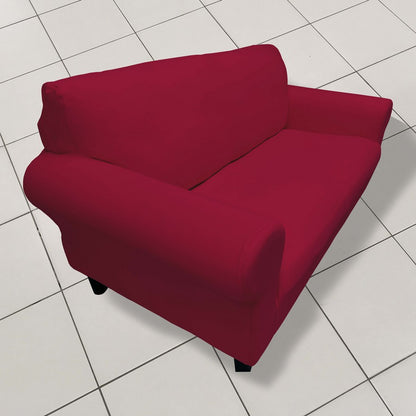 Honeycomb Fabric Loveseat Couch Cover Fuchsia Color