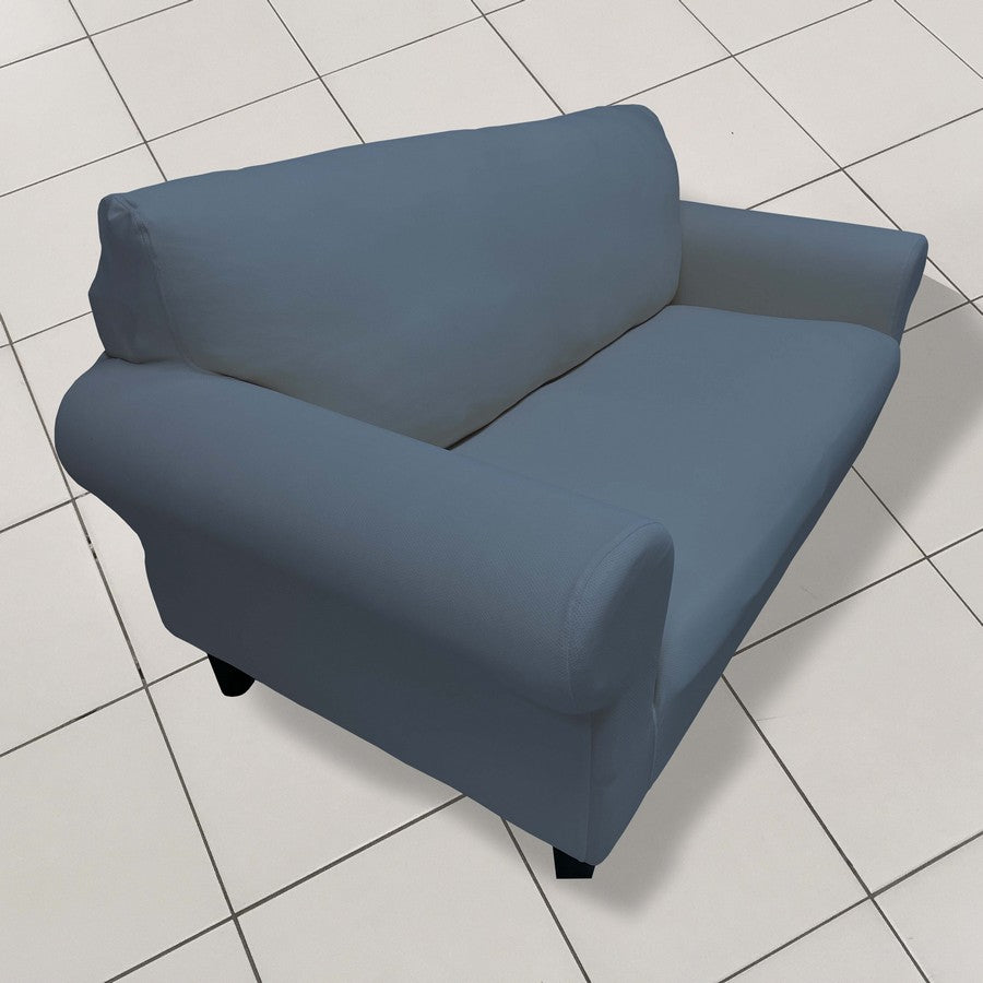 Honeycomb Fabric Loveseat Couch Cover Grey Color