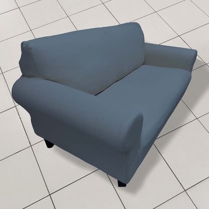 Honeycomb Fabric Loveseat Couch Cover Grey Color