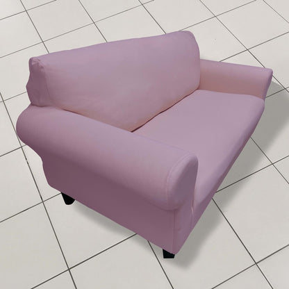 Honeycomb Fabric Loveseat Couch Cover Dusty Pink Color