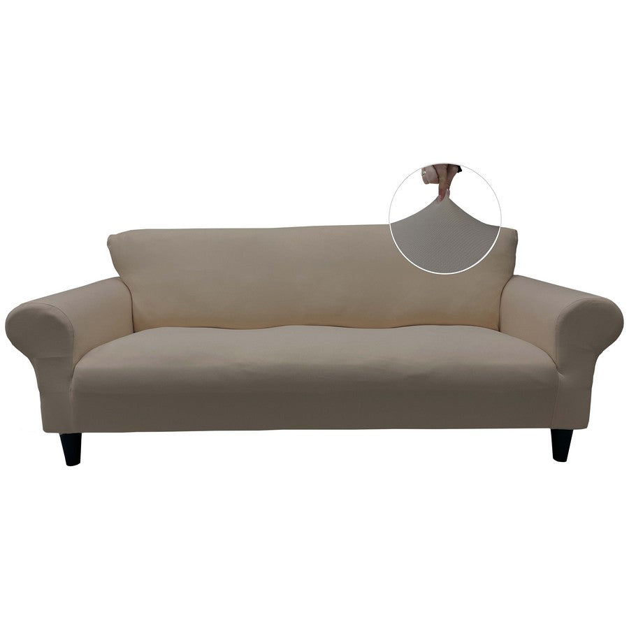 Honeycomb Fabric Sofa Cover Mink Color