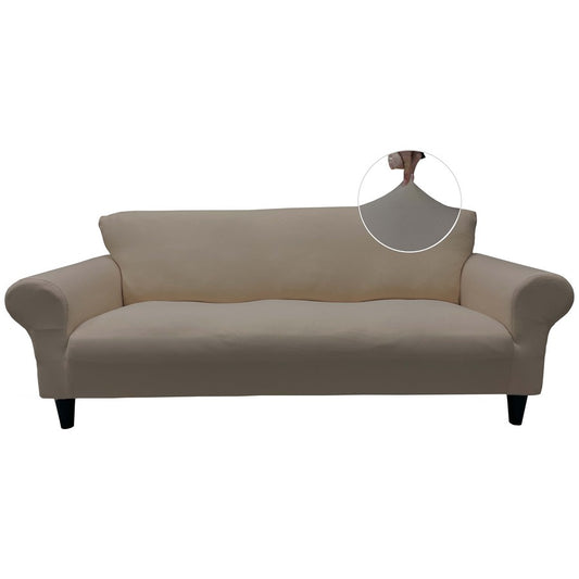 Honeycomb Fabric Sofa Cover Mink Color