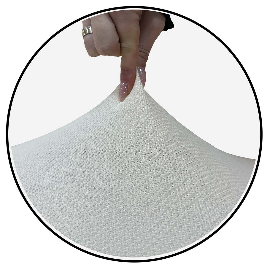 Honeycomb Fabric Sofa Cover Cream Color