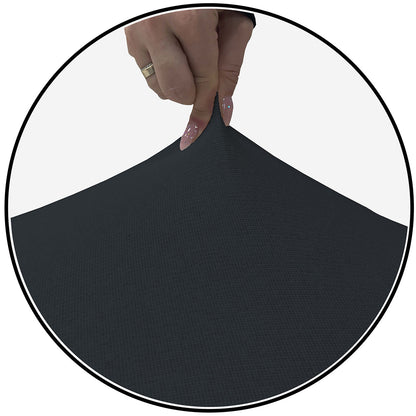 Our Cotton Fabric Sofa Cover Dark Gray Color 3+2+1+1