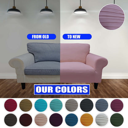 Honeycomb Fabric Loveseat Couch Cover Dusty Pink Color