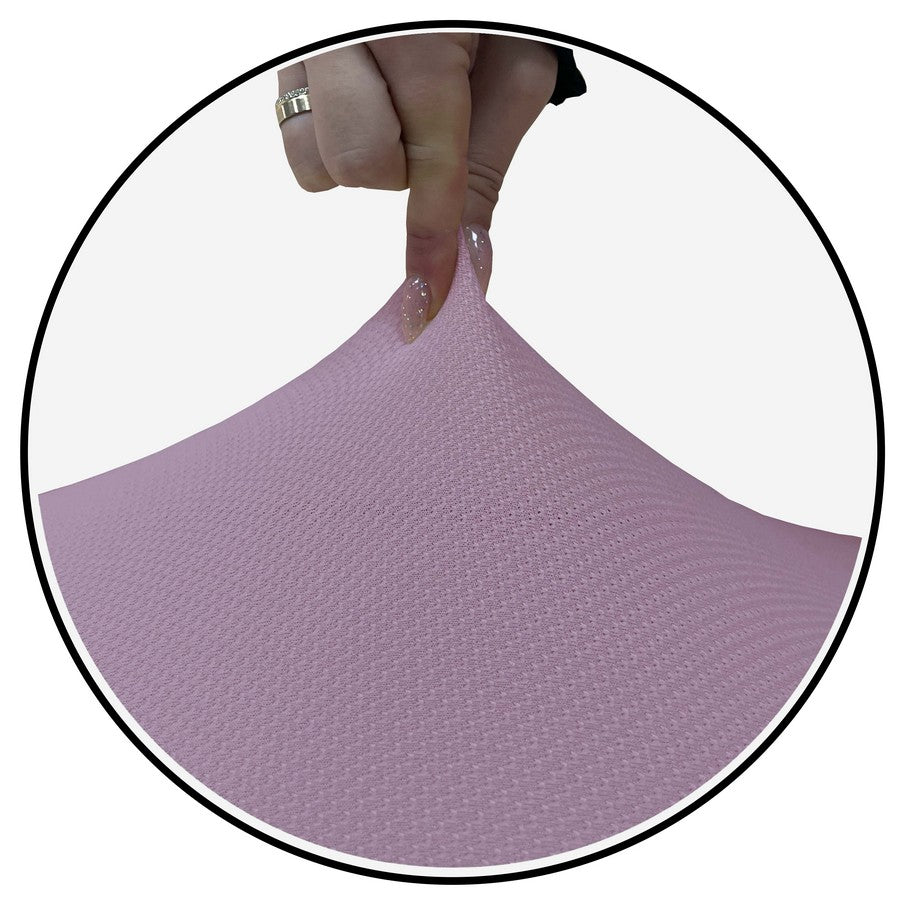 Honeycomb Fabric Loveseat Couch Cover Dusty Pink Color
