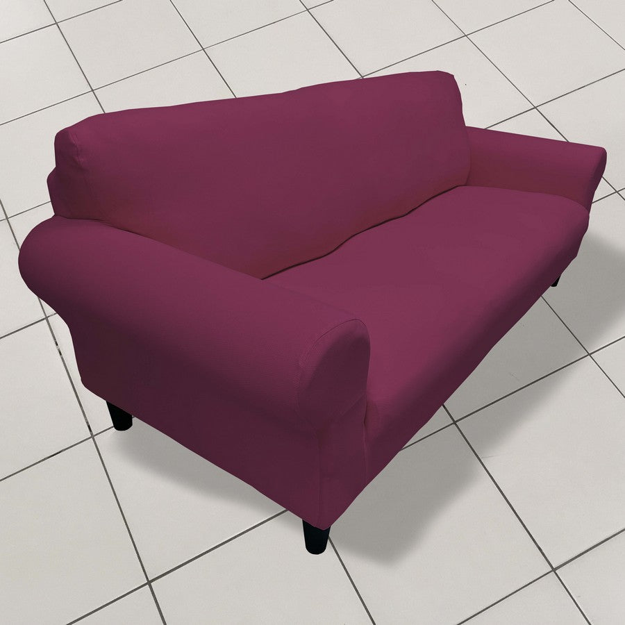 Honeycomb Fabric Sofa Cover Rose Color