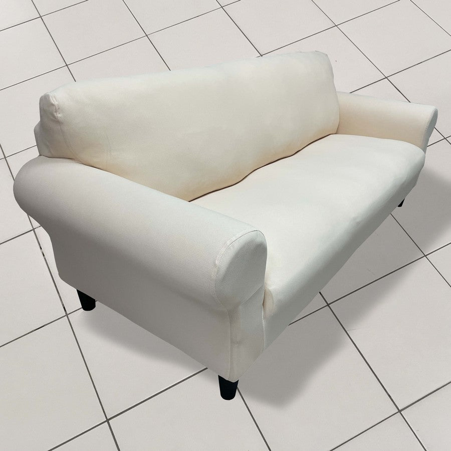 Honeycomb Fabric Sofa Cover Cream Color