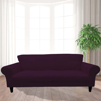 Honeycomb Fabric Sofa Cover Purple Color