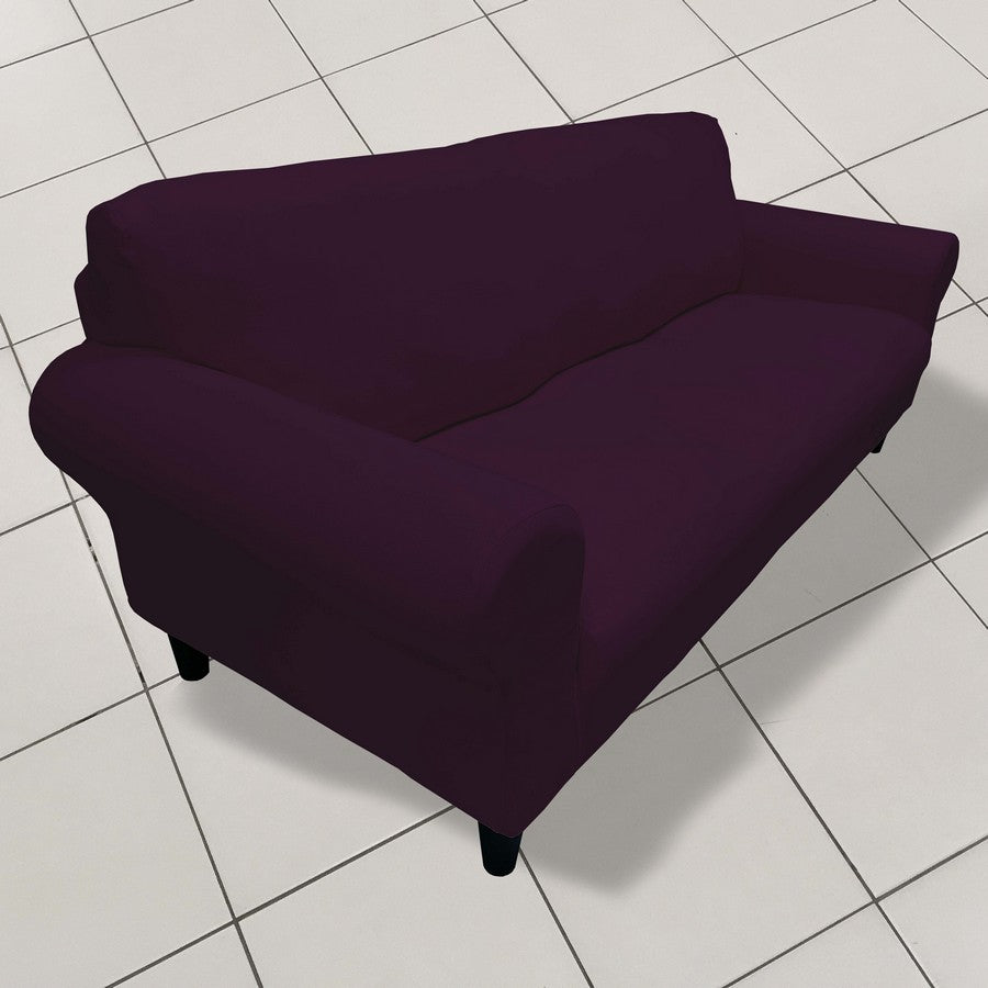 Honeycomb Fabric Sofa Cover Purple Color