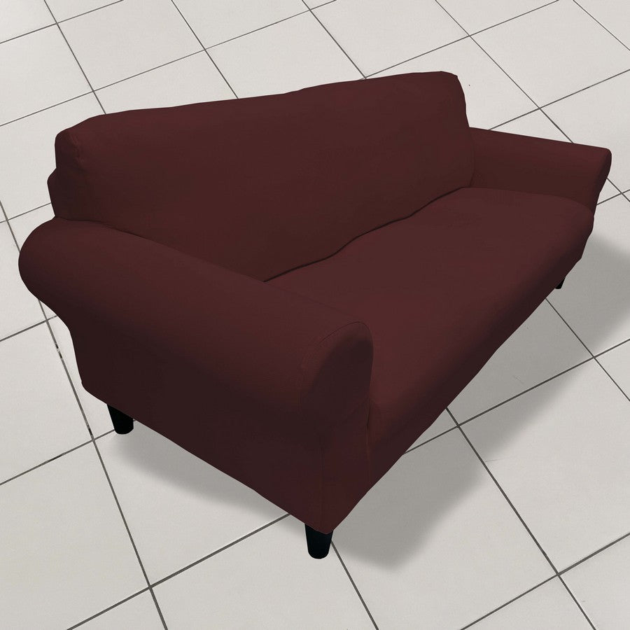 Honeycomb Fabric Sofa Cover Plum Color