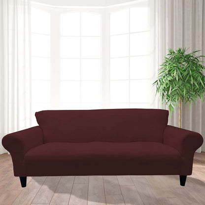 Honeycomb Fabric Sofa Cover Plum Color