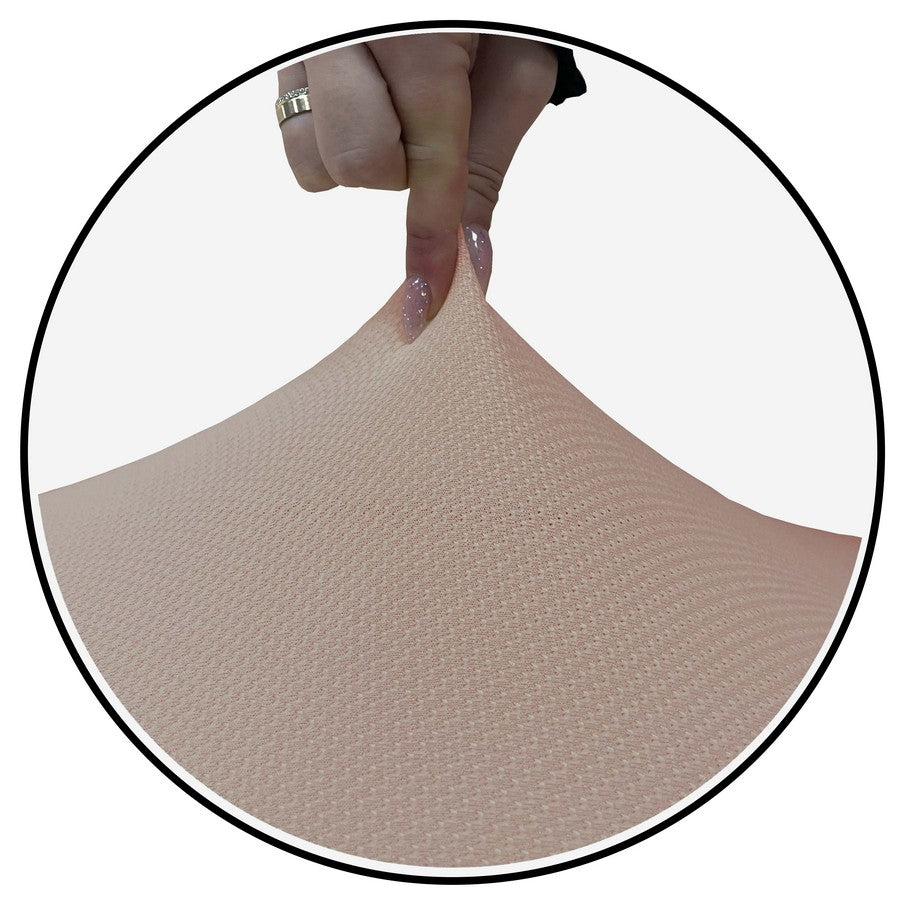 Honeycomb Fabric Sofa Cover Dusty Light Pink Color